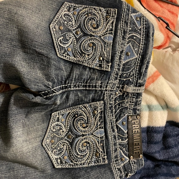 Cute diamond pocket silver jeans - Picture 4 of 4